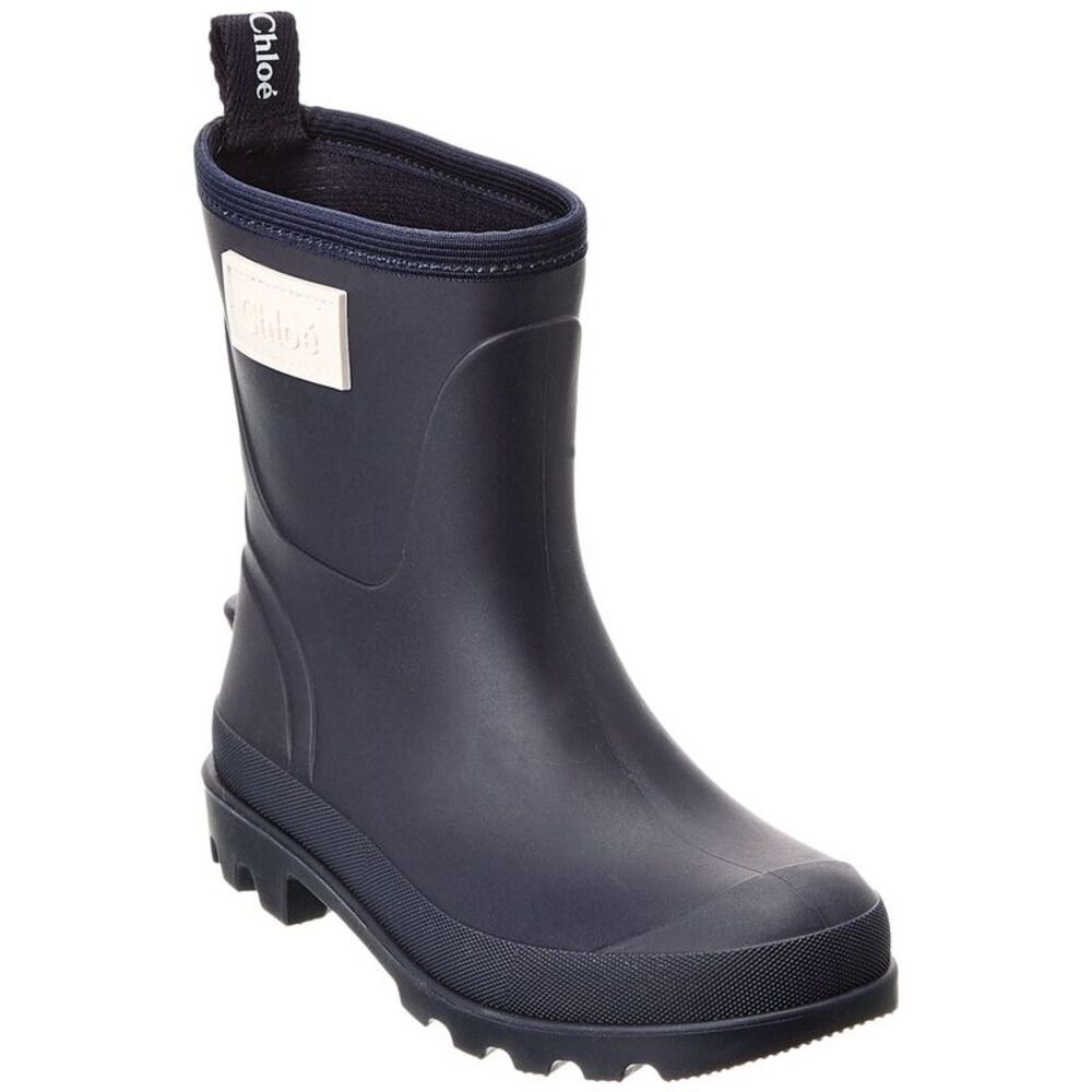 Chloé Rubber Rain Boot, Blue